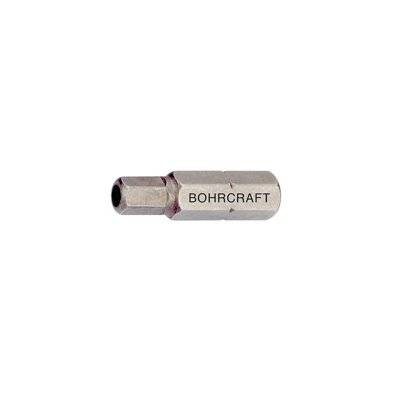 Inbus 1/4" mit Loch // SW 2,5 x 25 mm lose