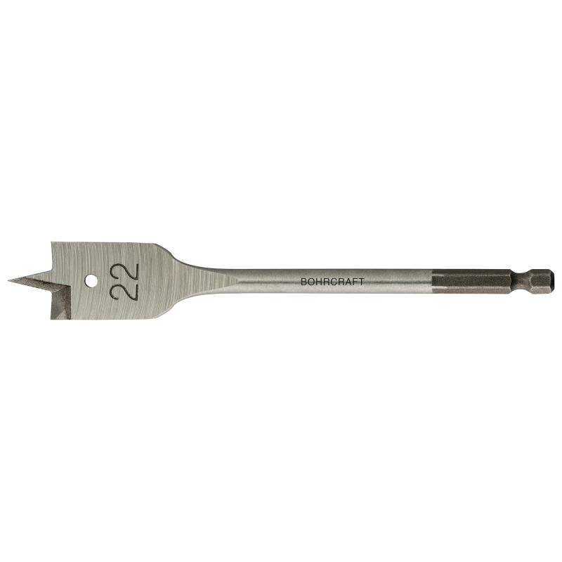Flachfräsbohrer 6-Kant Schaft // 13 mm Bohrcraft-Tasche