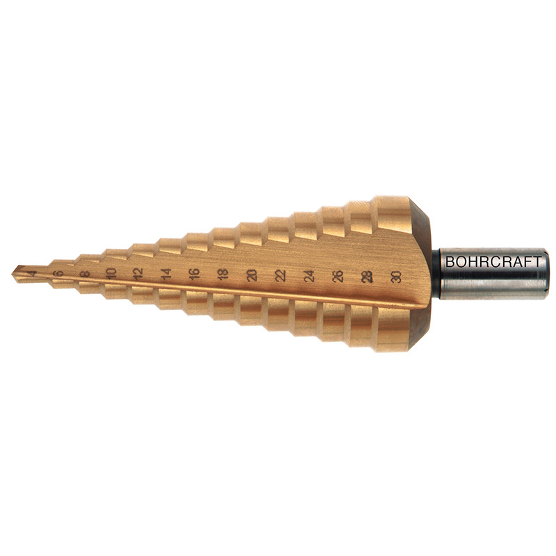 Stufenbohrer HSS-TiN // Gr.5 / 6-37 mm BC- QP